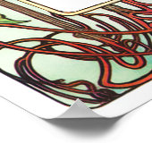 PENELOPE 01 A – の結婚座席表 – 大 ポスター (角)