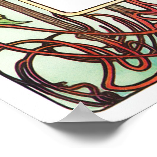 PENELOPE 01 A – の結婚座席表 – 大 ポスター (角)