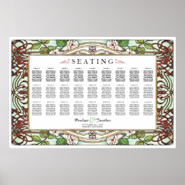 PENELOPE 01 A – の結婚座席表 – 大 ポスター