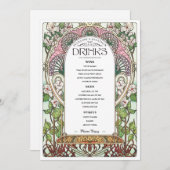 PENELOPE 01 A -'結婚s Drink Menu 2 メニュー (正面/裏面)