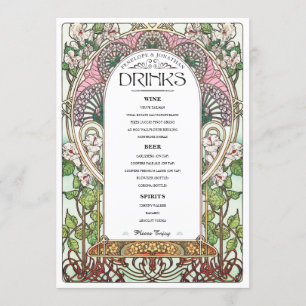 PENELOPE 01 A -'結婚s Drink Menu 2 メニュー