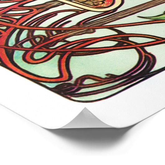 PENELOPE 01 A -'結婚Welcome Sign Large ポスター (角)