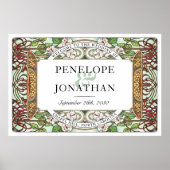 PENELOPE 01 A -'結婚Welcome Sign Large ポスター (正面)