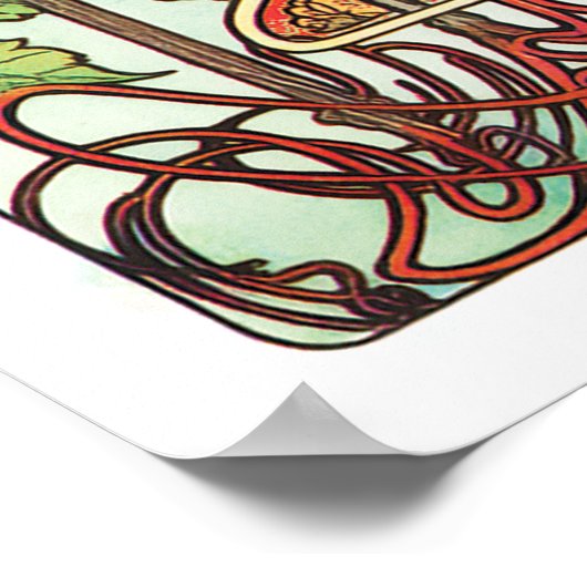 PENELOPE 01 A -'結婚Welcome Sign Large ポスター (角)