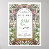 PENELOPE 01 A -'結婚Welcome Sign Medium ポスター (正面)