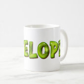 Penelope Name Kiwi Style Tasse Kaffeetasse コーヒーマグカップ (正面右)
