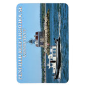 Penfield Reef Light house, Connecticut Flexi Magne マグネット (縦)