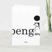 PengiHolidayのpumpkinheadの挨拶状 カード (裏面)