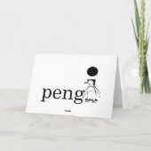 PengiHolidayハヌカーMennorahカード シーズンカード (裏面)