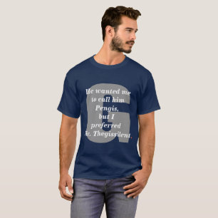 Pengis。 赤く白くおよび青の版 tシャツ