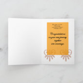 PengiWearの結婚式のお祝いカード カード (内部)