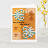 PengiWearの結婚式のお祝いカード カード (黄色い花)