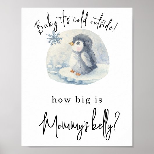 Penguin - お母さんのお腹はどのくらい大きいの? ポスター (正面)