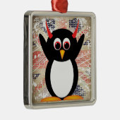 Penguin™の邪悪なオーナメント メタルオーナメント (右)