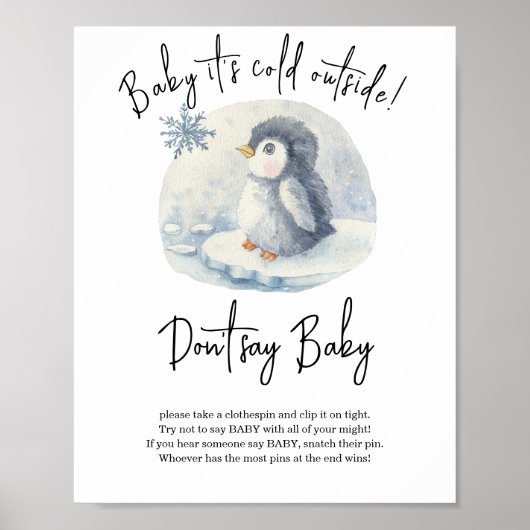 Penguin - 赤ちゃんと言うな ポスター (正面)