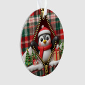 Penguin 3D Christmas Ceramic Ornament オーナメント (正面)