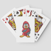 Penguin as Firefighter with Extinguisher トランプ (裏面)