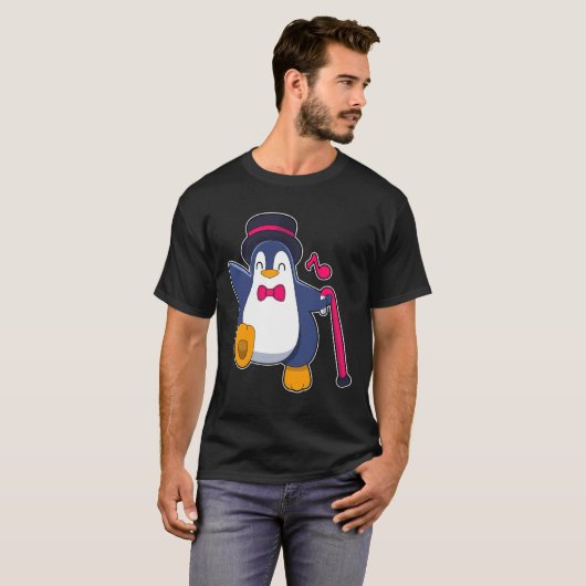Penguin as Groom with Tie Tシャツ (正面フル)