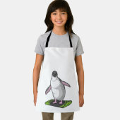 Penguin as Snowboarder with Snowboard エプロン (インサイチュ)