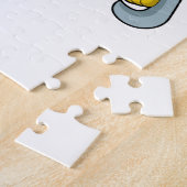 Penguin at Iceスケートで滑るwith Ice skates.PNG ジグソーパズル (側面)