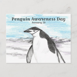 Penguin Awareness Day January 20 Winter ポストカード
