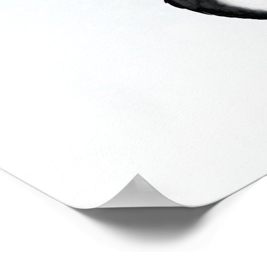 Penguin Baby Shower Welcome Sign ポスター (角)