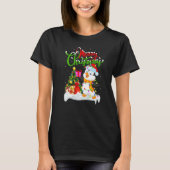 Penguin Bird  Xmas Decorations Santa Penguin Chris Tシャツ (正面)