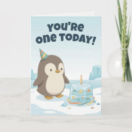 Penguin Birthday | お誕生日カスタムデザイン カード