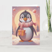 Penguin Birthday Serenade カード (正面)