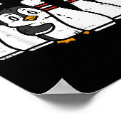 Penguin Bowling Ns Oh No Funny Bowler Player Men W ポスター (角)