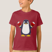 Penguin Boxer Boxing gloves Boxing Tシャツ (正面)