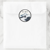 Penguin But Why? – Existential Meme Badge ラウンドシール (バッグ)