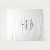 Penguin But Why Mountains  タペストリー (正面(横))