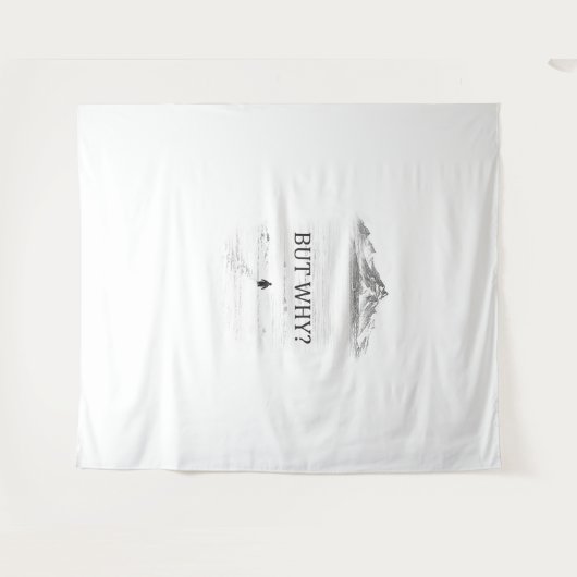 Penguin But Why Mountains  タペストリー (正面(横))