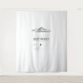 Penguin But Why Mountains  タペストリー (正面)