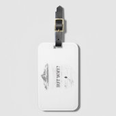 Penguin But Why Mountains  ラゲッジタグ (正面縦)