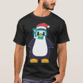 Penguin Christmas Diving Tシャツ (正面)