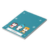 Penguin Christmas Holiday From The Desk Of Notepad ノートパッド (回転)