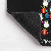 Penguin Christmas Tree Xmas Day Holiday Men &amp;  マウスパッド (コーナー)