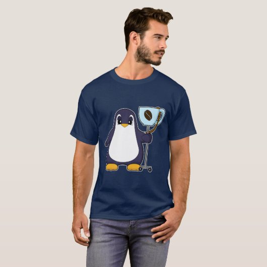 Penguin Coffee Mug Tシャツ (正面フル)