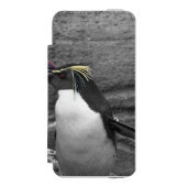 Penguin Colour Splash Incipio iPhoneウォレットケース (フォリオ 正面)