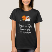 Penguin  Cool I can t fly animal love  tee Tシャツ (正面)
