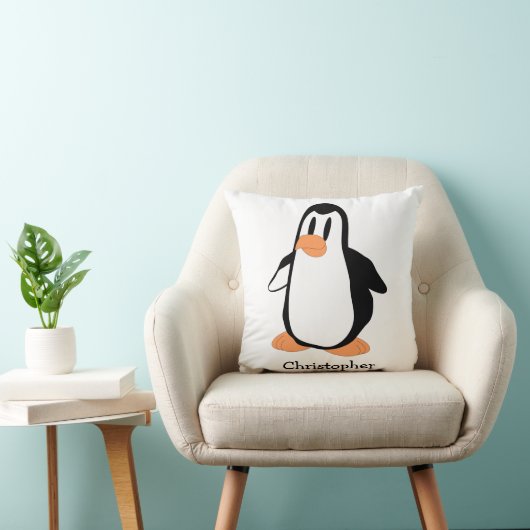 Penguin Design Personalised クッション (椅子)