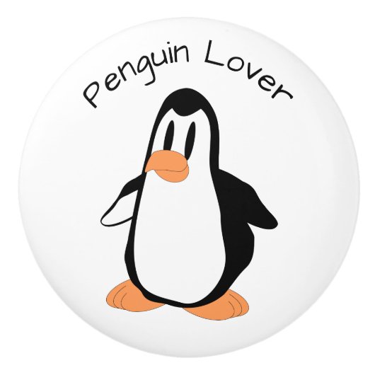 Penguin Design Personalised セラミックノブ (正面)