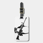 Penguin_DONE_For_Zazzle.png ラゲッジタグ (正面縦)
