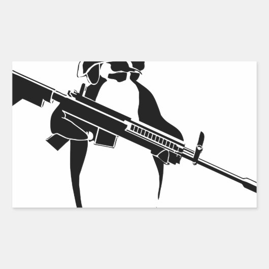 Penguin_DONE_For_Zazzle.png 長方形シール (正面)