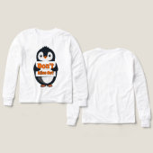 Penguin Don't Miss Out Throw Pillow (デザイン 正面＆背面)