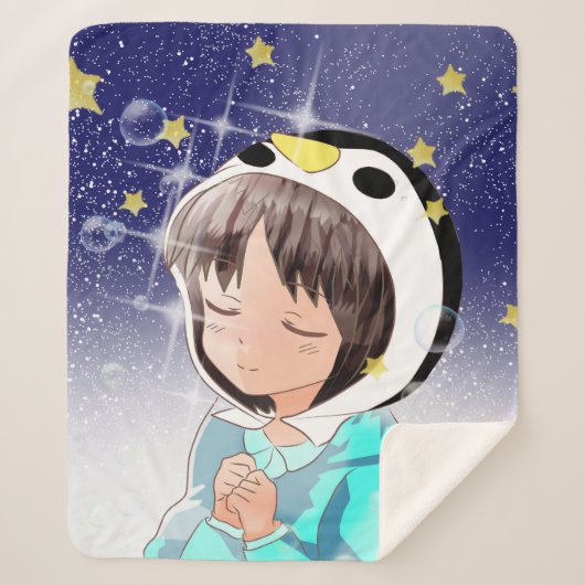 Penguin Dreams シェルパブランケット (正面)