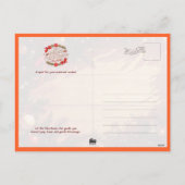 Penguin Family Decorating Christmas Tree Postcard シーズンポストカード (裏面)