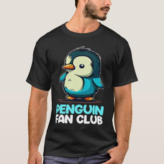 Penguin Fan Club Penguin Kids Boys Girls 3 Tシャツ (正面)